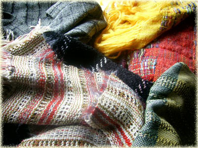 Ručno tkani alovi, earpe, torbe, tkanine, zavese